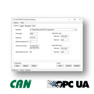 Программное обеспечение для картографии, CAN-OPC UA Server, esd electronics gmbh