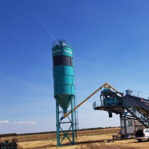 Переносной бункер, Horizantal Cement Silo, CONSTMACH Concrete Plants & Crushers