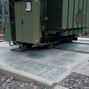 Противопожарное полотно для бетонной ямы под трансформатором с металлическими дефлекторами, EXTICOV LHD, SANERGRID