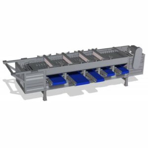 Калибратор для продуктов питания, RKE1500/6x800, Constructie Bruynooghe N.V.