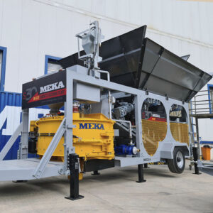 Мобильная бетоносмесительная установка, MB-S30, MEKA Crushing Screening and Concrete Batching Technologies