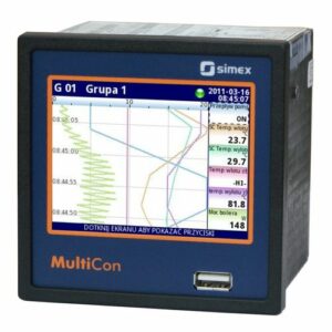 Регистратор данных расход, MultiCon CMC-99, SIMEX Sp. z o.o.