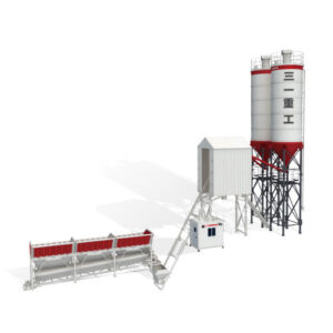 Стационарная бетоносмесительная установка, HZS90G, SANY