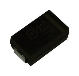 Cap Aluminum Polymer 10uF 25V 20% Flat 40m Ohm 1.6A 2000 hr 125°C Emboss T/R, ECASD41E106M040KA0, Murata