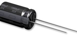 Cap Aluminum 100uF 63V 20% (8 X 15mm) Radial 5mm 180mA 10000h 105°C Ammo Pack, EEUEB1J101B, Panasonic