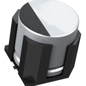 Cap Aluminum Polymer 100uF 25V 20% Cylindrical 50m Ohm 1300mA 4000 hr 125°C Emboss T/R, EEH-ZK1E101UV, Panasonic