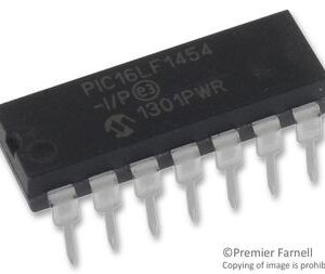 PDIP 7 KB Flash 512 bytes RAM 48 MHz Int. Osc 12 I/0 Enhanced Mid Range Core USB 2.0 NanoWatt XLP, PIC16LF1454-I/P, Microchip