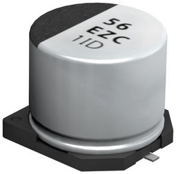 Cap Aluminum Polymer 100uF 35V 20% Cylindrical 27m Ohm 1600mA 4000 hr 125°C Emboss T/R, EEH-ZC1V101P, Panasonic