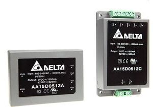 AC/DC Power Supply Dual-OUT -12V/12V -0.65A/0.65A 15W, AA15D1212D, Delta Group