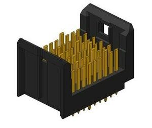 Conn AirMax VS HDR 54 POS 2mm Press Fit ST Thru-Hole, 10116601-101LF, Amphenol