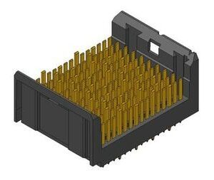 Conn AirMax VS HDR 150 POS 2mm Press Fit ST Thru-Hole, 10116602-101LF, Amphenol