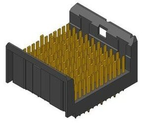 Conn AirMax VS HDR 120 POS 2mm Press Fit ST Thru-Hole, 10117992-101LF, Amphenol