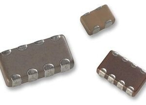 Cap Ceramic Array 100pF 50V C0G 10% 0508 SMD 4 Capacitor 125°C Paper T/R, CA0508KRNPO9BN101, Yageo