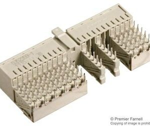 Conn Hard Metric RCP 90 POS 2mm Solder RA Thru-Hole, 5352359-1, TE Connectivity