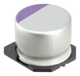 Cap Aluminum 10uF 20V 20% (5 X 5.9mm) Cylindrical 0.04 Ohm 1700mA 2000 hr 105°C T/R, 20SVPA10M, Panasonic