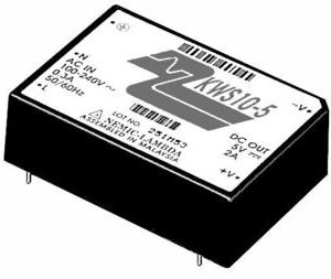 AC/DC Power Supply Dual-OUT 15V/-15V 0.18A/-0.18A 5W 5-Pin, KWD5-1515, TDK