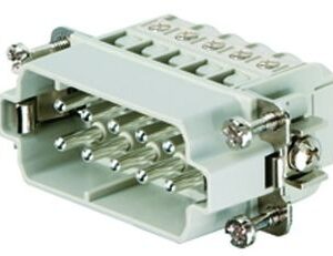 Conn High Density M 10Signal/1Ground POS Screw ST Cable Mount, 1650610000, Weidmuller