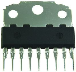 Audio Amp Speaker 2-CH Stereo 6W Class-B 9-Pin(9+Tab) SIL9MPF Tube, TDA1517/N3,112, NXP
