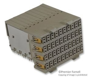 Conn Advanced TCA RCP 80 POS 2.5mm Press Fit RA Thru-Hole, 1469001-1, TE Connectivity