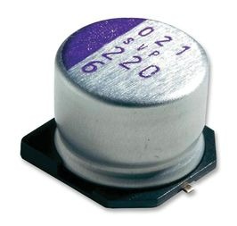 Cap Aluminum 1000uF 16V 20% (10 X 12.6mm) Cylindrical 5400mA 5000hr 105°C T/R, 16SVPF1000M, Panasonic