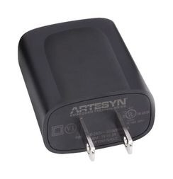 5V OUTPUT 10W WALLMOUNT ADAPTER, US 2 PRONG PLUG, DA10-050US, Artesyn Embedded Technologies