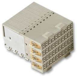 Conn Advanced TCA RCP 80 POS 2.5mm Press Fit RA Thru-Hole, 6469001-1, TE Connectivity