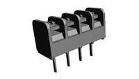 Conn Terminal Block 4 POS 9.52mm Solder ST Thru-Hole 20A, 1546721-4, TE Connectivity
