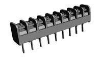 Conn Terminal Block 9 POS 9.52mm Solder ST Thru-Hole 20A, 1546721-9, TE Connectivity