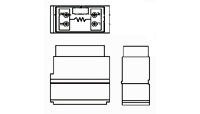 Terminal Block Tools & Accessories TERM JCT,F/B 20 E, 591813-4, TE Connectivity