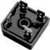 Diode Rectifier Bridge Single 100V 15A 4-Pin Case GBPC Bulk, GBPC1501, ON Semiconductor