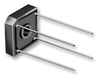 Diode Rectifier Bridge Single 600V 15A 4-Pin Case GBPC-W Bulk, GBPC1506W, ON Semiconductor